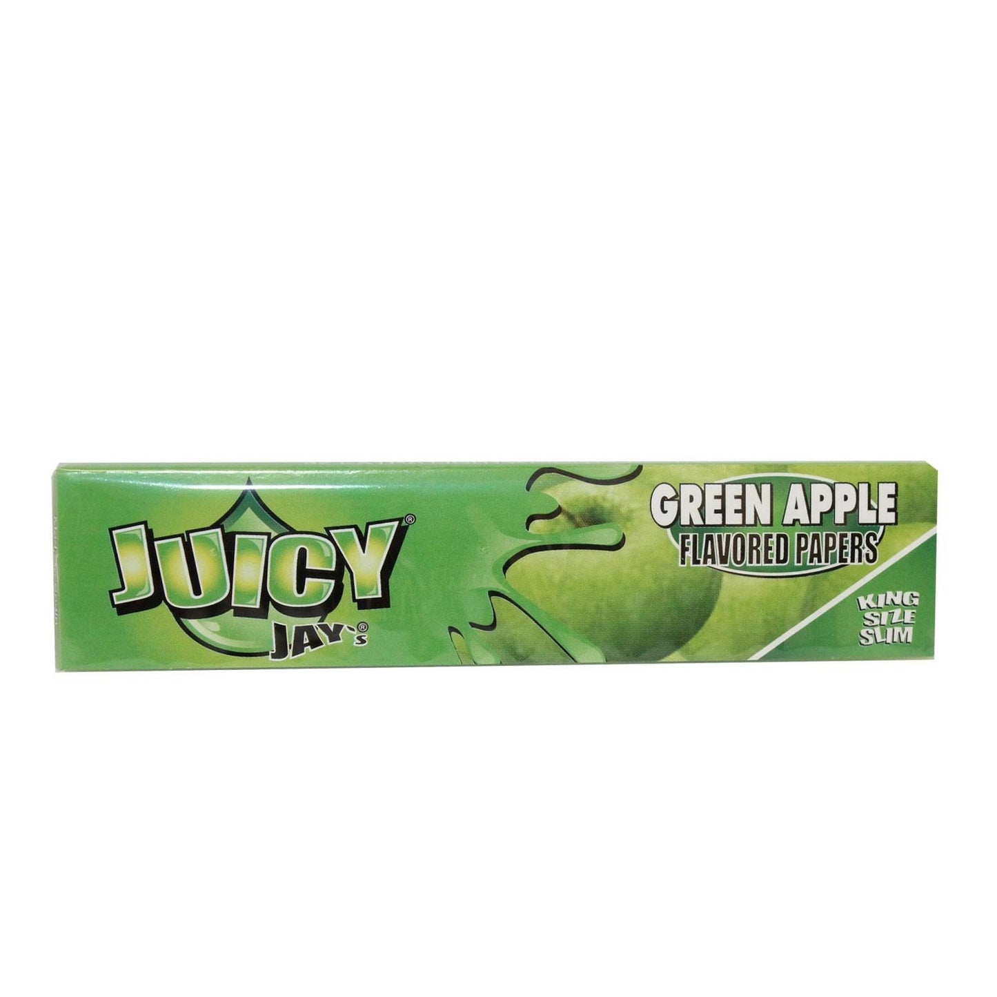 Juicy Jays Green Apple Flavoured Rolling Papers King Size Slim