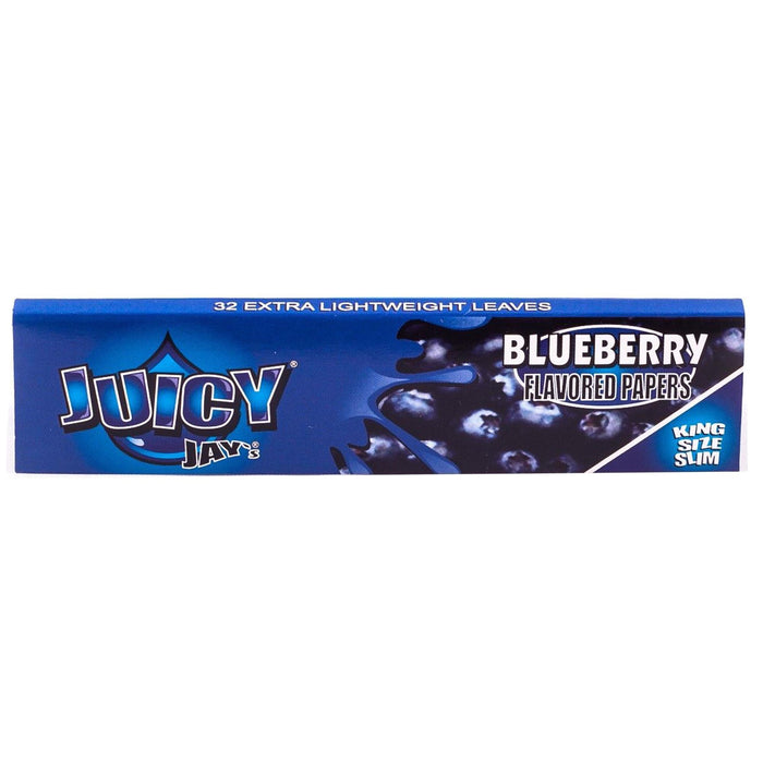 Juicy Jays Blueberry Flavoured Rolling Papers King Size Slim