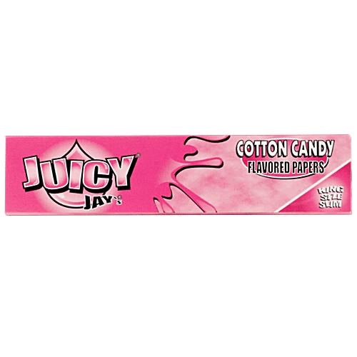 Juicy Jays Cotton Candy Flavoured Rolling Papers King Size Slim